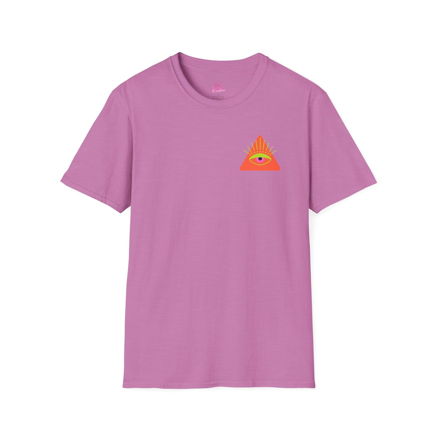 Trippy Mushrooms Double Sided Women's Plus Softstyle Tee Sizes xl-5xl