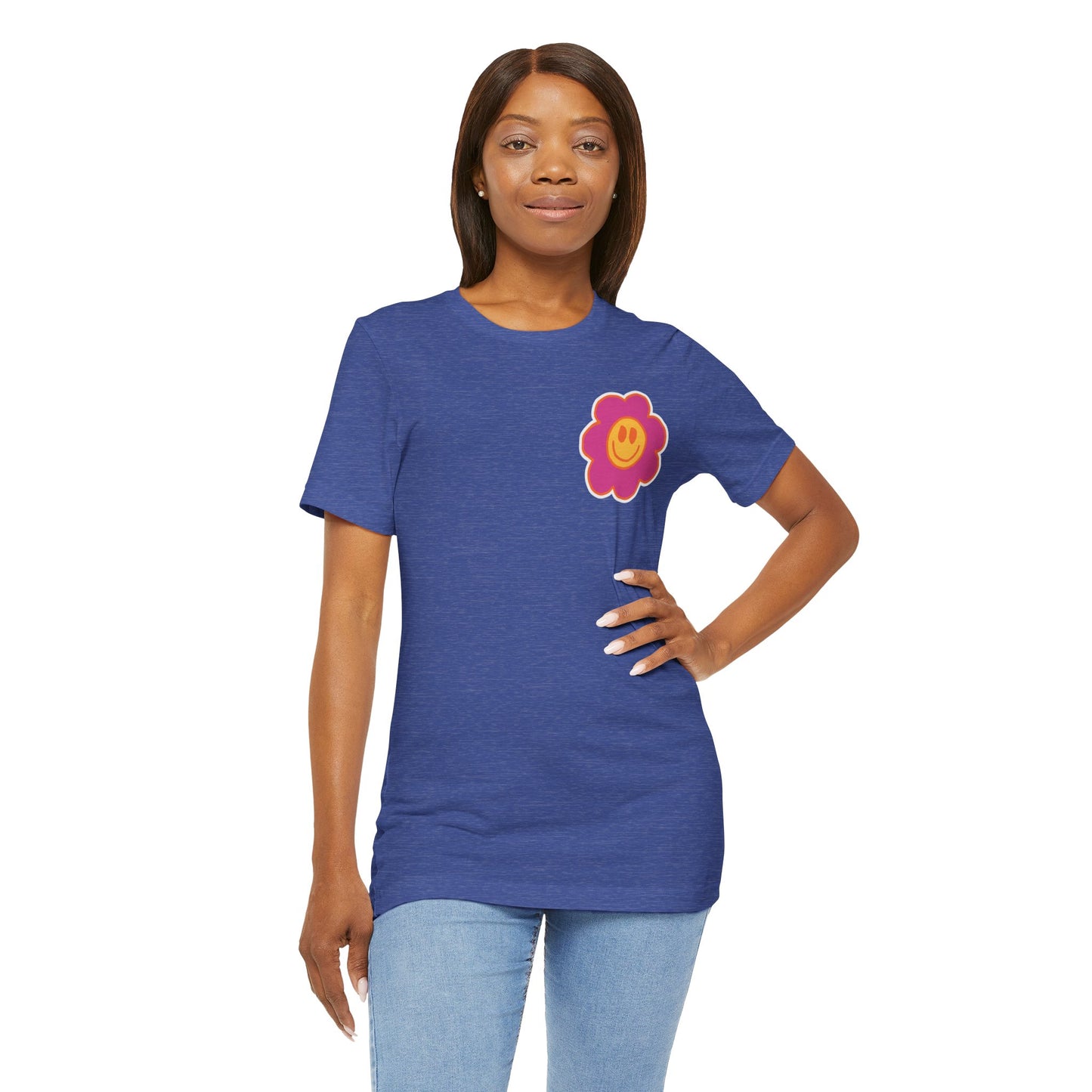 Hippie Happy 60's Retro Short Sleeve Tee Sizes S-2xl