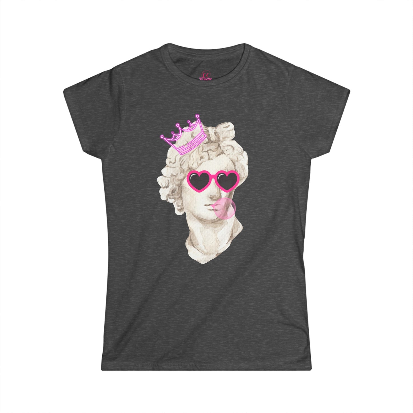 Pink Bubble Princess Women's Softstyle Tee Sizes S-2xl