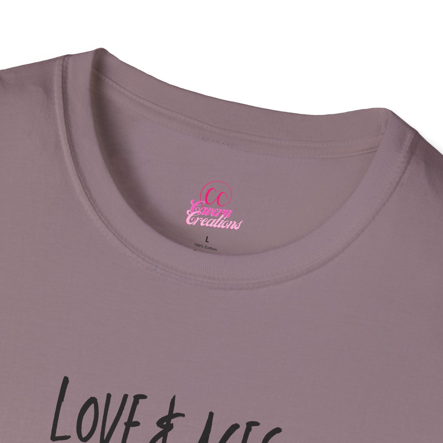 Love & Aces Tennis Club Plus Women's Softstyle T-Shirt Sizes XL-5XL
