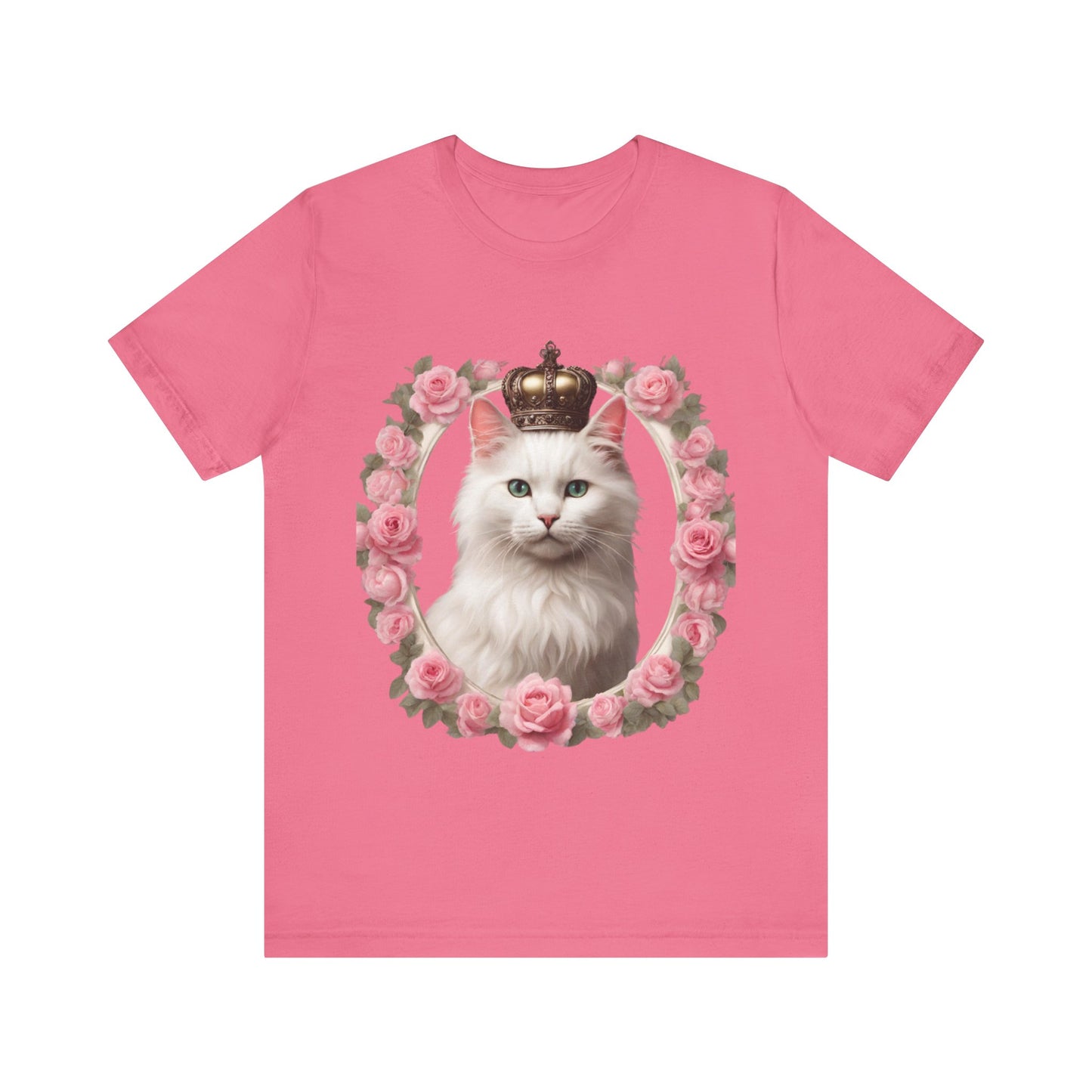 Coquette Kitty Cat Princess Women's Jersey Short Sleeved Tee Size S-2xl