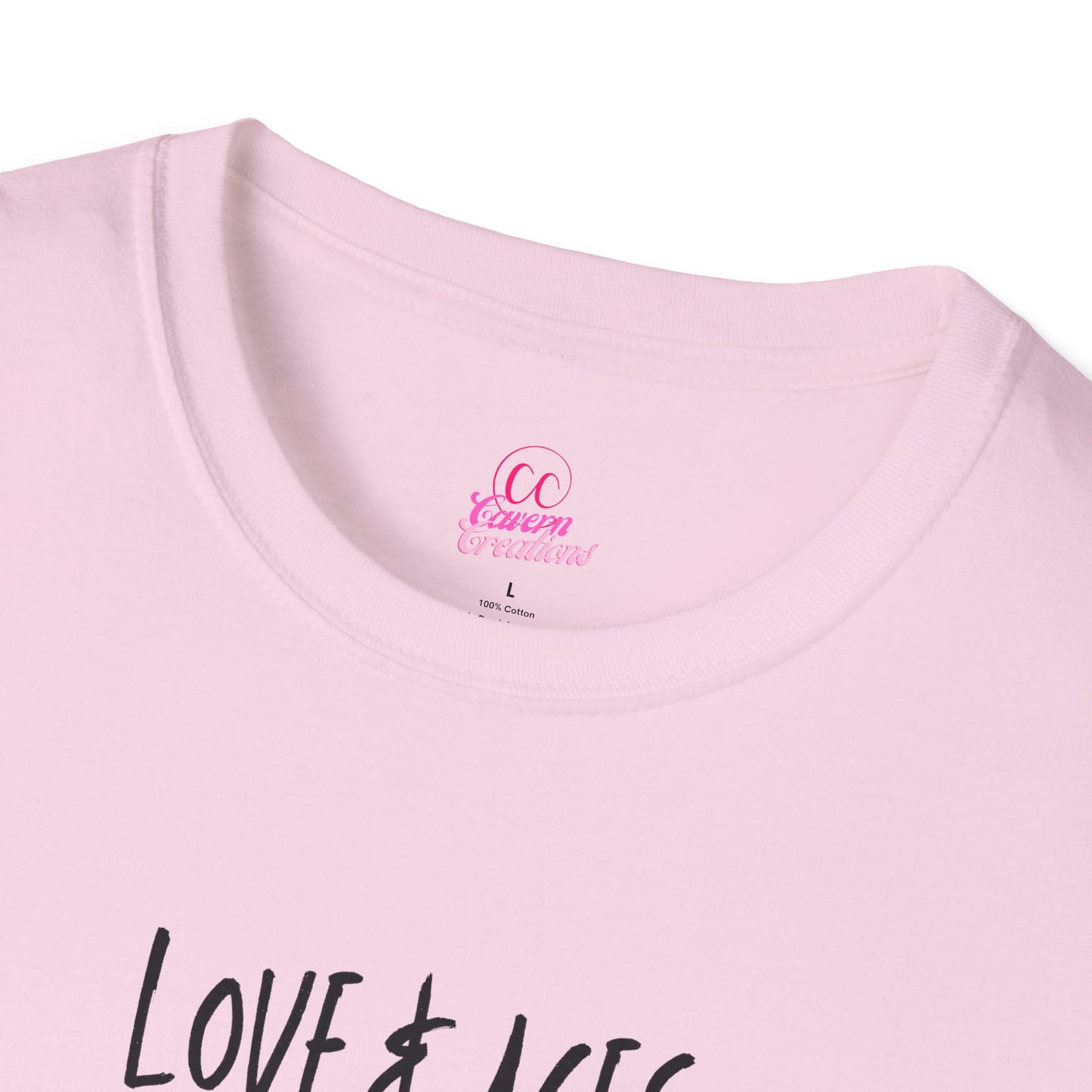 Love & Aces Tennis Club Plus Women's Softstyle T-Shirt Sizes XL-5XL