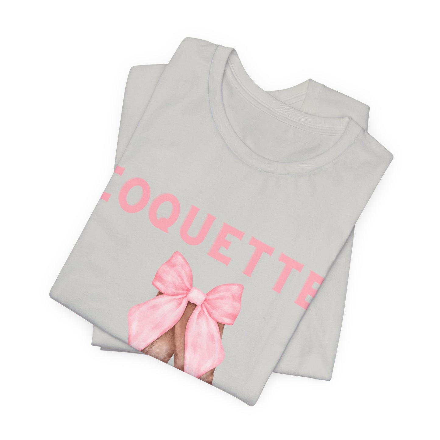 Coquette Cowgirl Bow & Boots Women's Jersey Short Sleeved Tee Size S-2xl