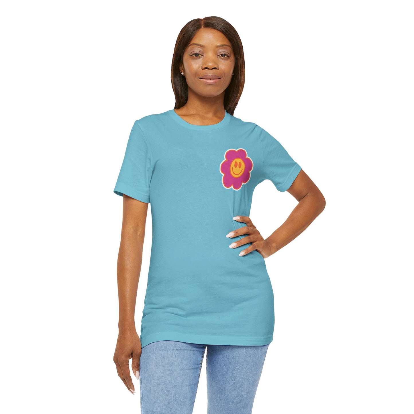 Hippie Happy 60's Retro Short Sleeve Tee Sizes S-2xl