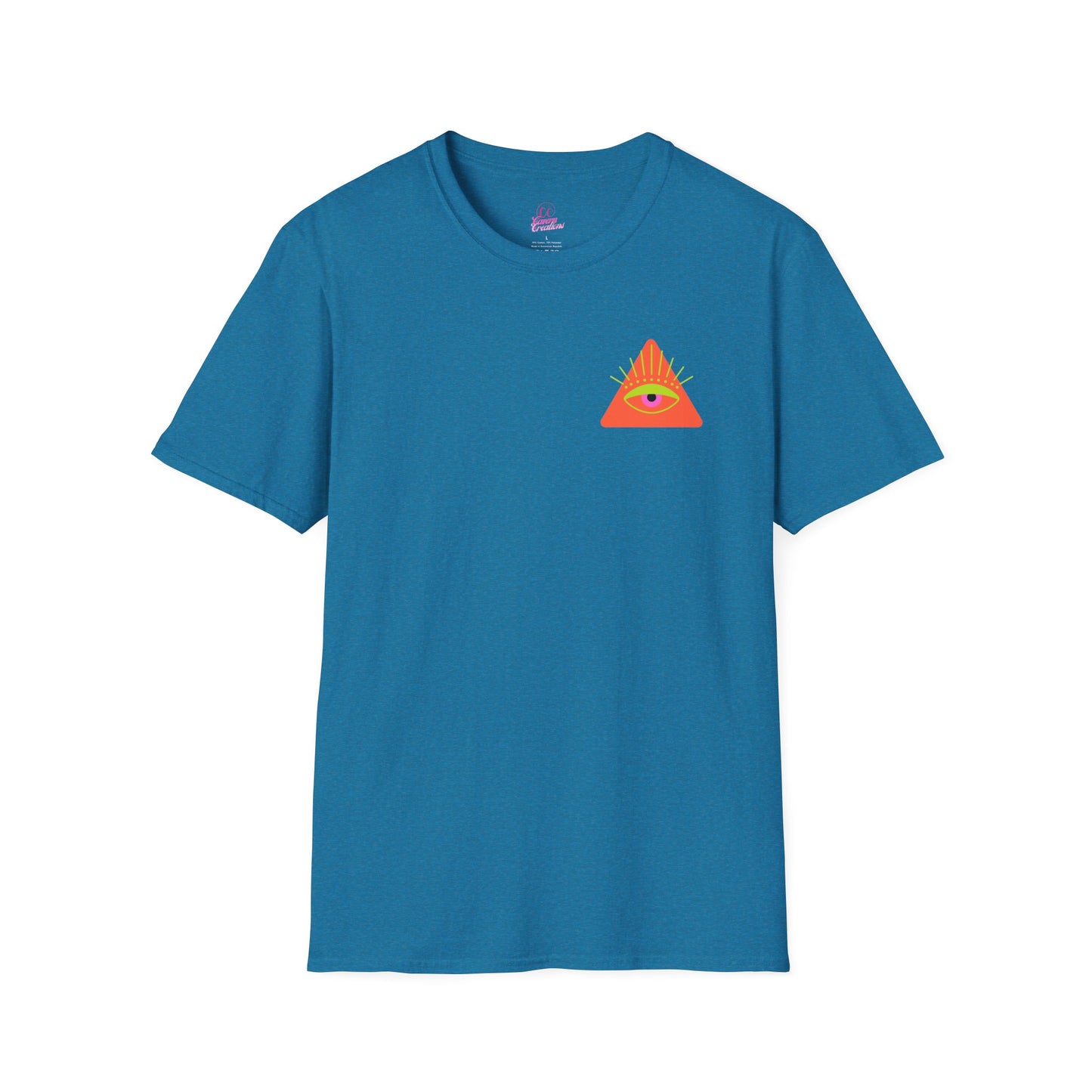 Trippy Mushrooms Double Sided Women's Plus Softstyle Tee Sizes xl-5xl