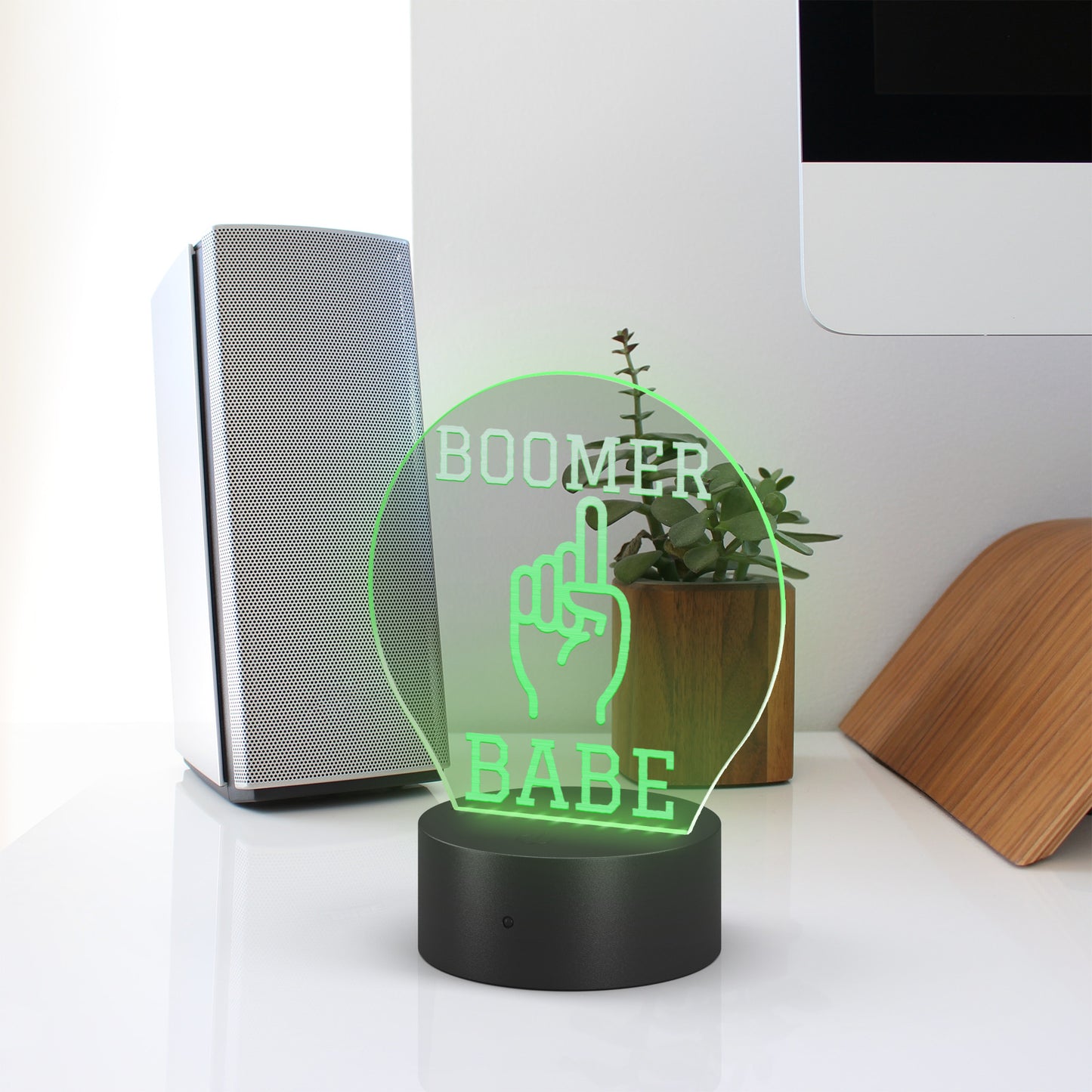 Boomer Babe University Acrylic LED Table Light