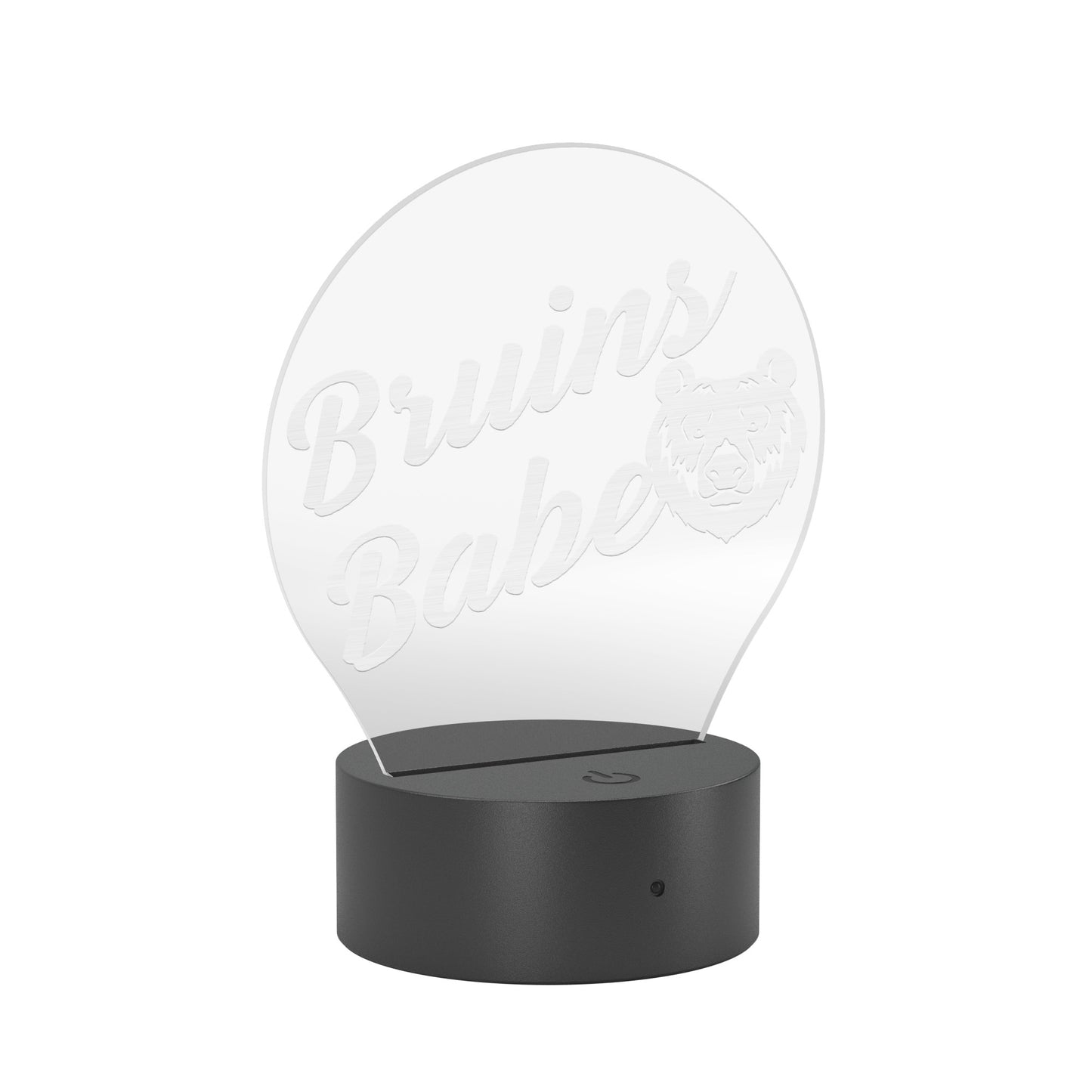 Bruins Babe Acrylic LED Table Light