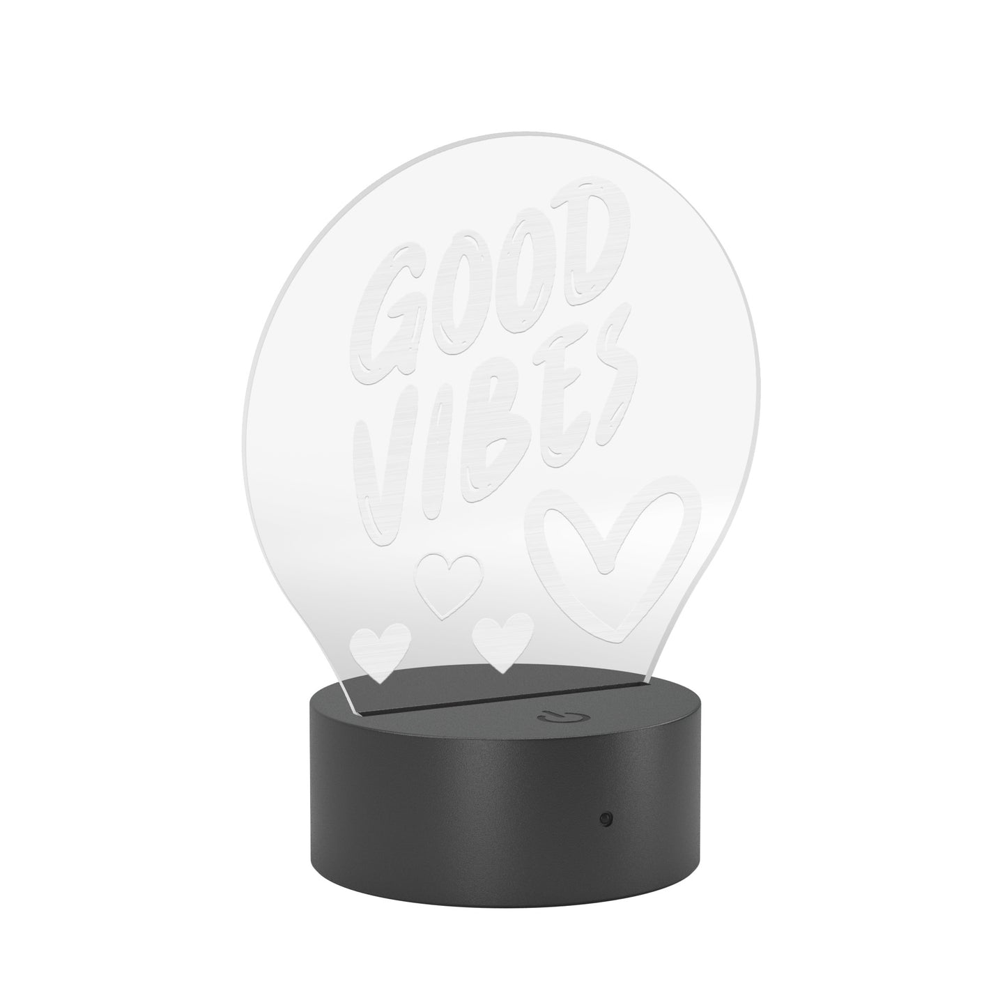 Good Vibes & Love Acrylic Led Light