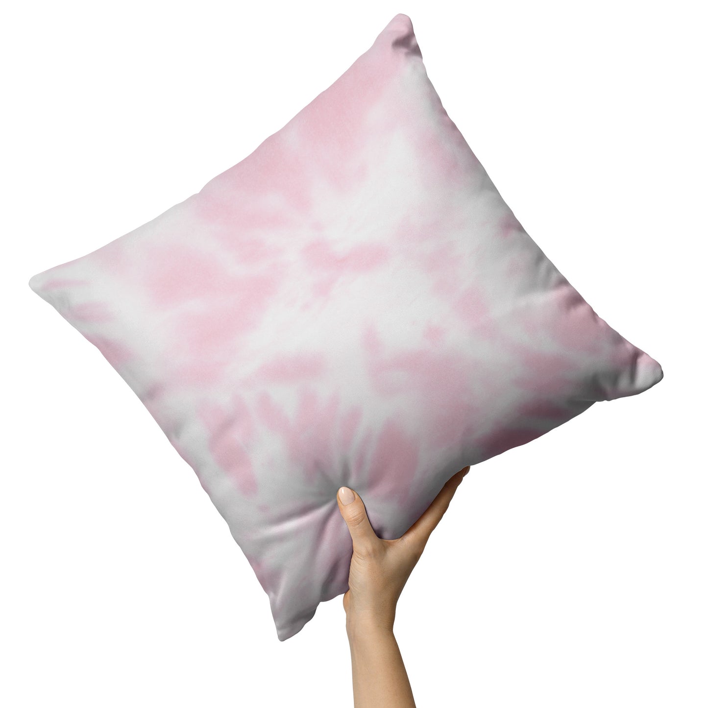 Pink Glowing Love Heart Pillow Cover 26" Square