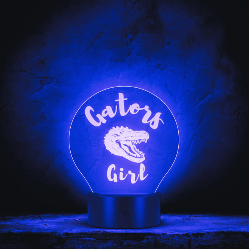 Gators Girl University Acrylic LED Table Light
