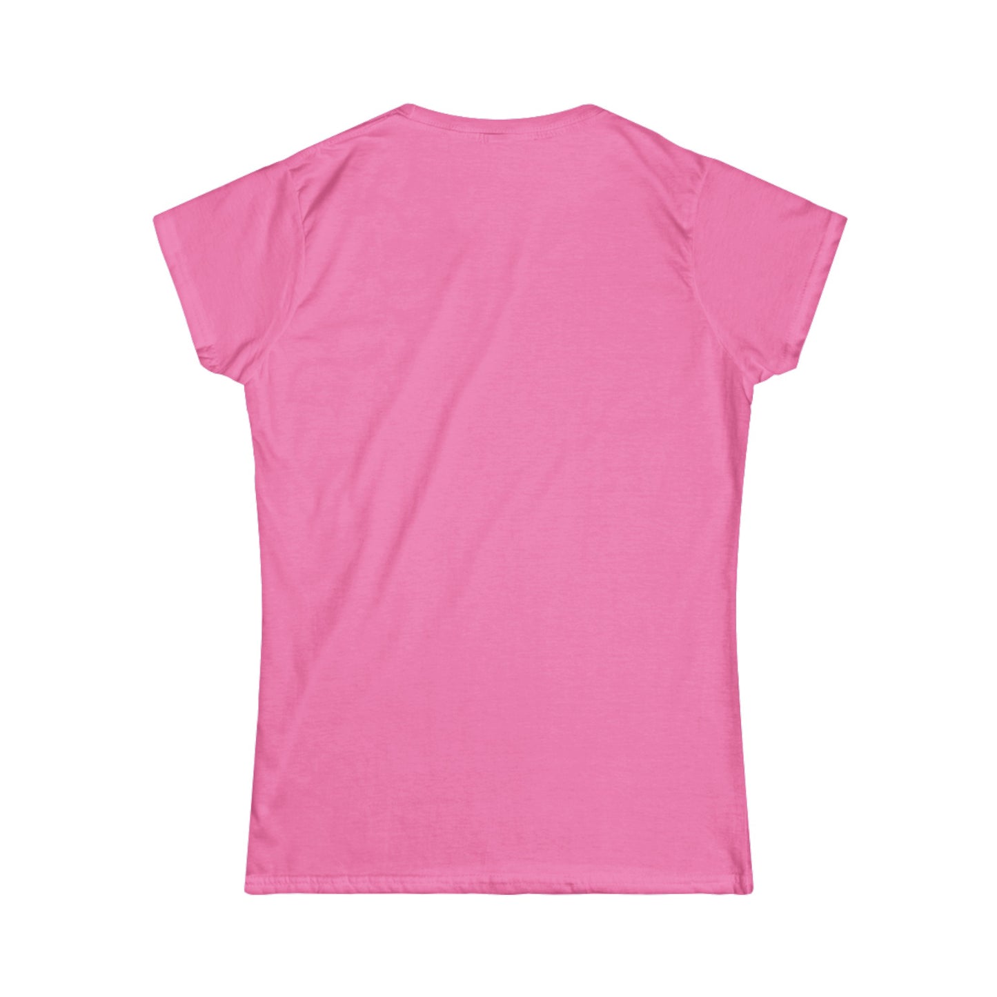 Preppy Pink Biker Yorkie Puppy Women's Softstyle Short Sleeved Tee Size S-2xl
