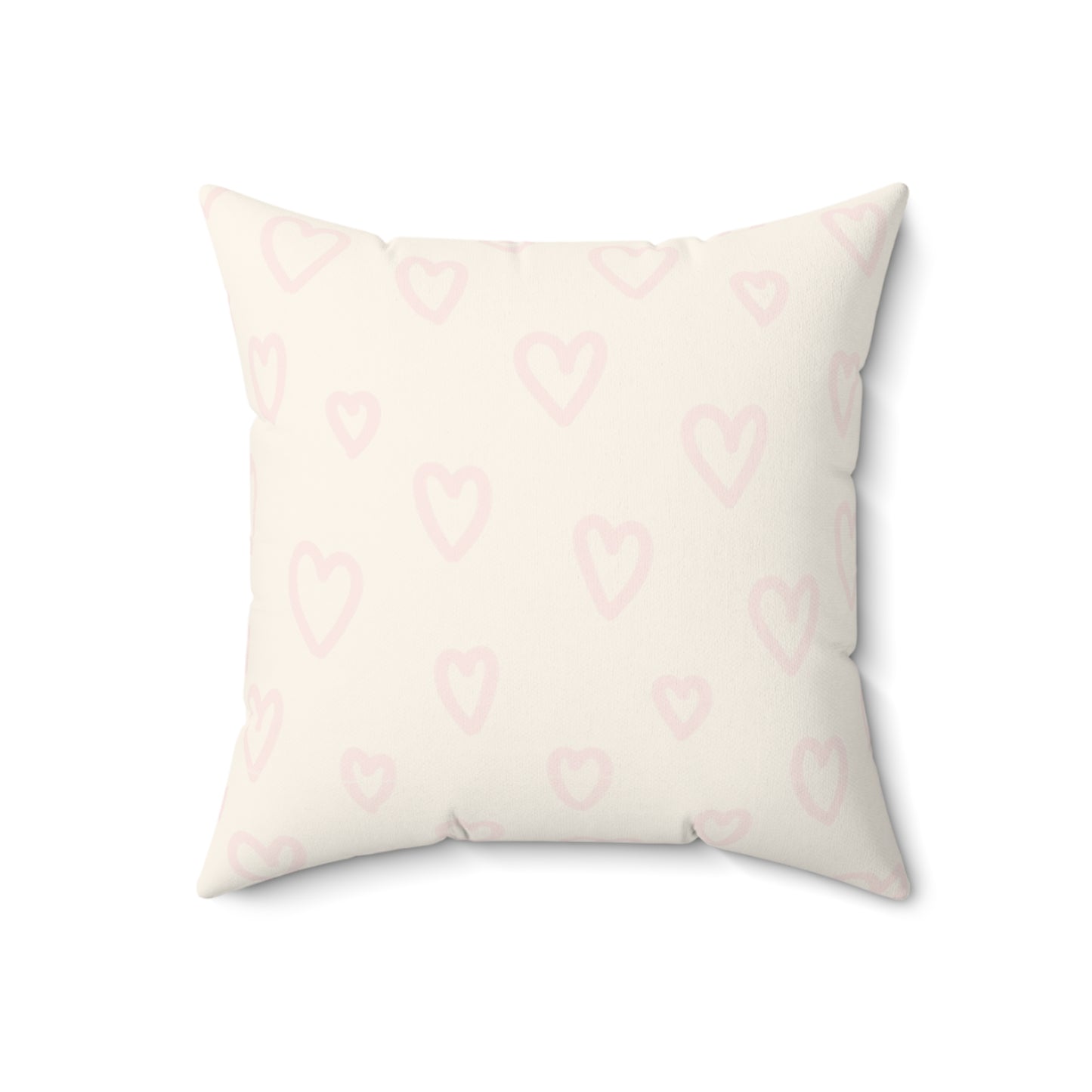 Pink Coquette Rose XoXo Love Square Double-Sided Pillow - Multiple Sizes
