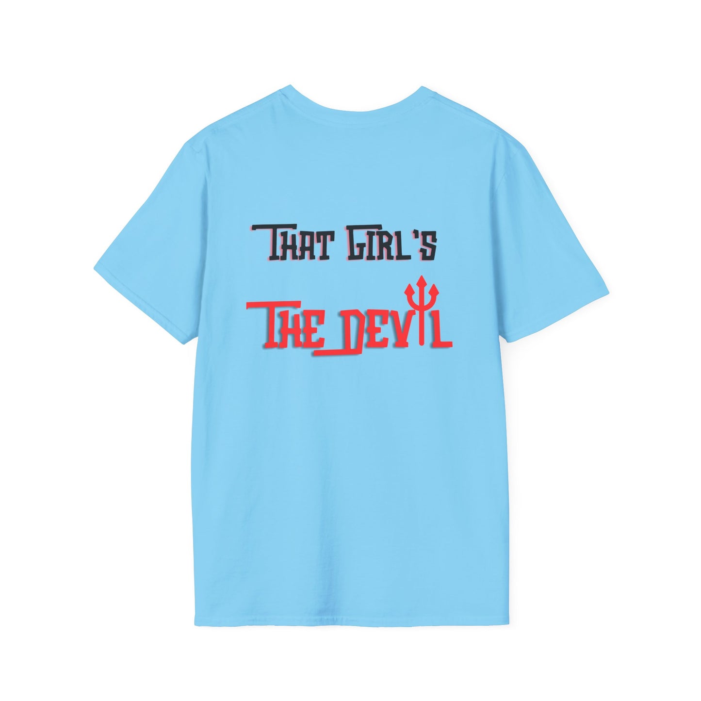 Devil Girl Double Sided Softstyle Plus Short Sleeve T-Shirt Sizes xl-5xl