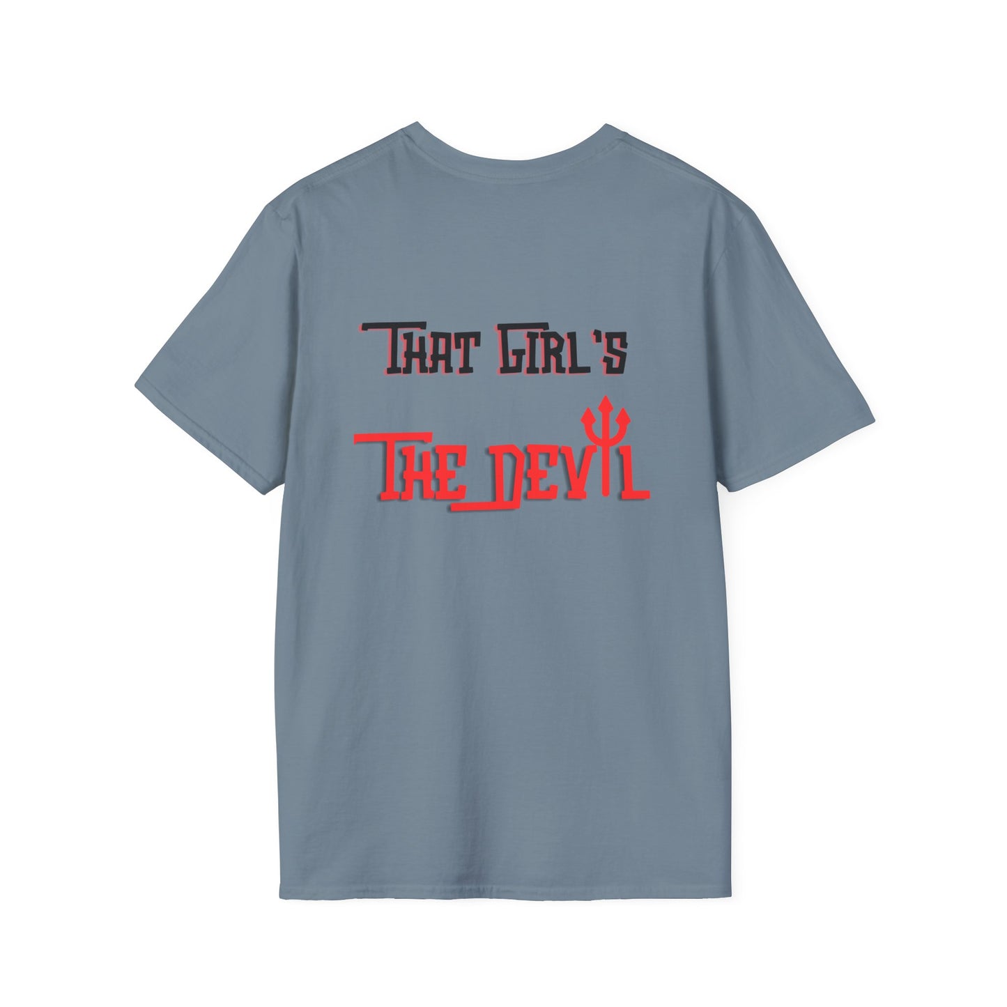 Devil Girl Double Sided Softstyle Plus Short Sleeve T-Shirt Sizes xl-5xl