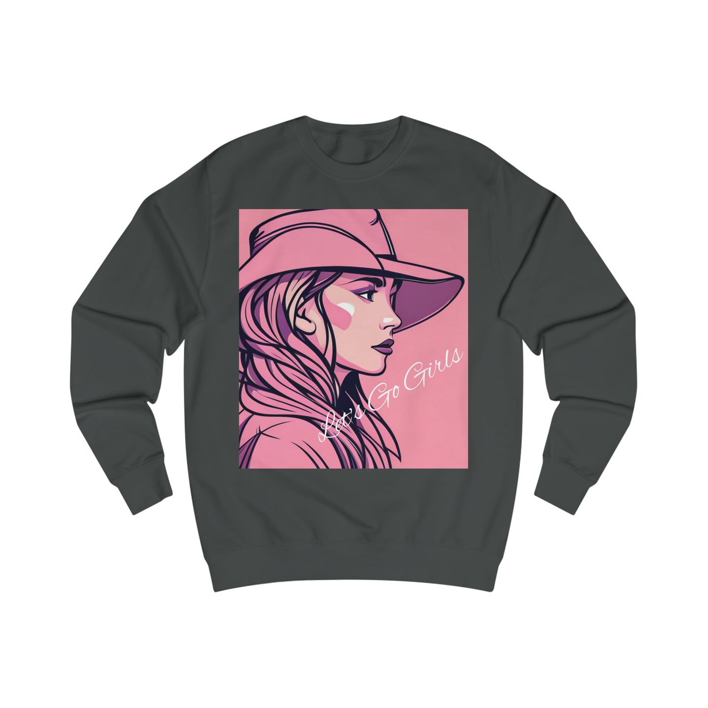 Let's Go Girls Pink Cowgirl Soft Cotton Sweatshirt