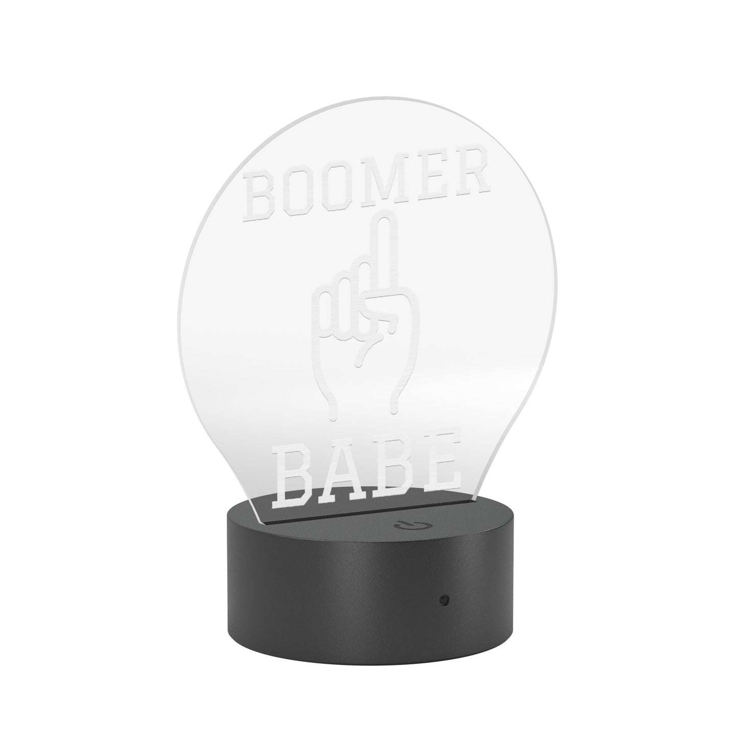 Boomer Babe University Acrylic LED Table Light