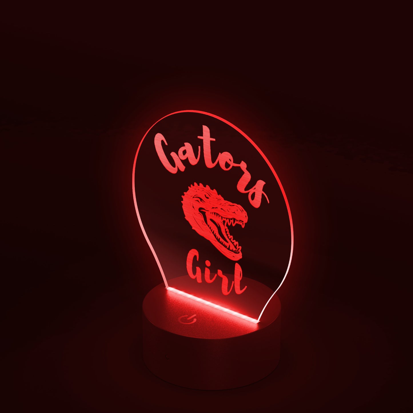 Gators Girl University Acrylic LED Table Light